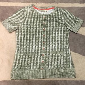 💜 4/$20 TOPS - Anthropologie Printed Sweater T